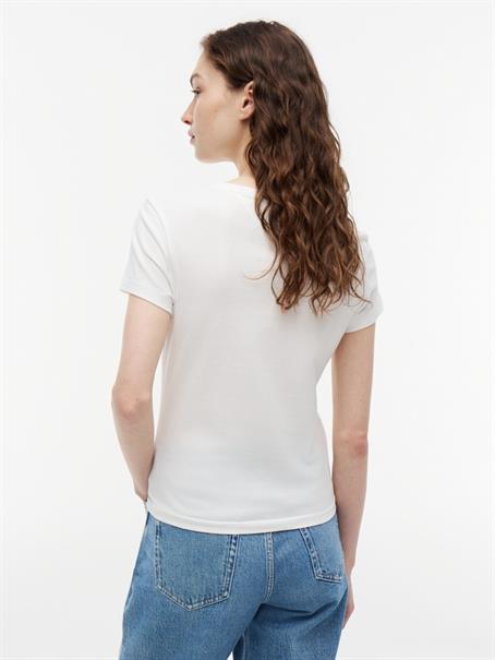 TJW SLIM C-NECK TEE ecru