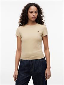 TJW SLIM C-NECK TEE gentle gold