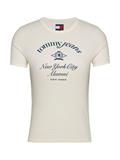 TJW SLIM CREST NYC RINGER TEE ancient white