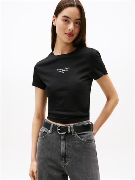 TJW SLIM ESS LOGO 1 TEE EXT black