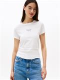 TJW SLIM ESS LOGO 1 TEE EXT ecru