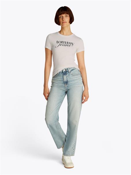 TJW SLIM ESSENTIAL LOGO TEE EXT ancient white