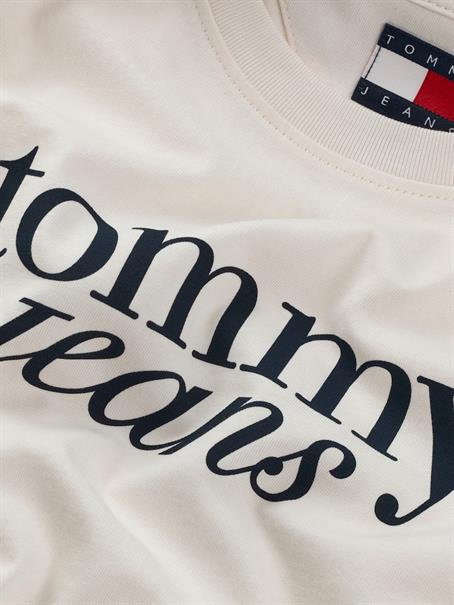 TJW SLIM ESSENTIAL LOGO TEE EXT ancient white