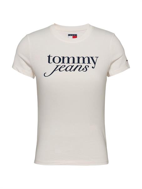 TJW SLIM ESSENTIAL LOGO TEE EXT ancient white