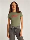 TJW SLIM ESSENTIAL LOGO TEE EXT aruba green