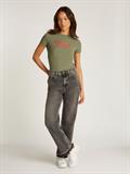 TJW SLIM ESSENTIAL LOGO TEE EXT aruba green