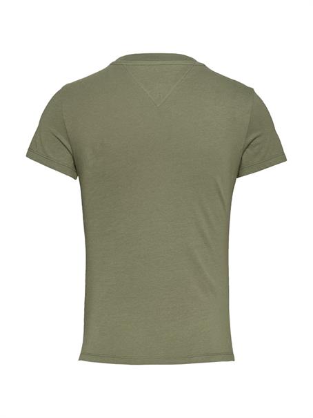 TJW SLIM ESSENTIAL LOGO TEE EXT aruba green
