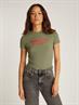 TJW SLIM ESSENTIAL LOGO TEE EXT aruba green