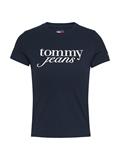 TJW SLIM ESSENTIAL LOGO TEE EXT dark night navy