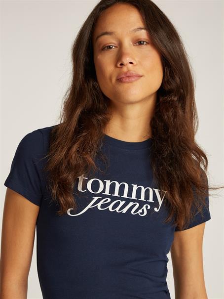 TJW SLIM ESSENTIAL LOGO TEE EXT dark night navy