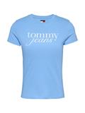 TJW SLIM ESSENTIAL LOGO TEE EXT sugarplum blue