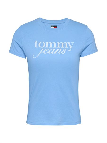 TJW SLIM ESSENTIAL LOGO TEE EXT sugarplum blue