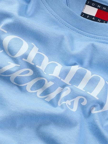 TJW SLIM ESSENTIAL LOGO TEE EXT sugarplum blue