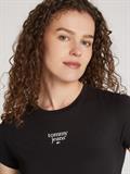 TJW SLIM ESSENTIAL LOGO1 TEE EXT black