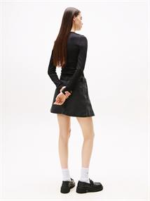 TJW SLIM ESSENTIAL RIB LS black