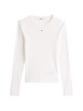 TJW SLIM ESSENTIAL RIB LS ecru
