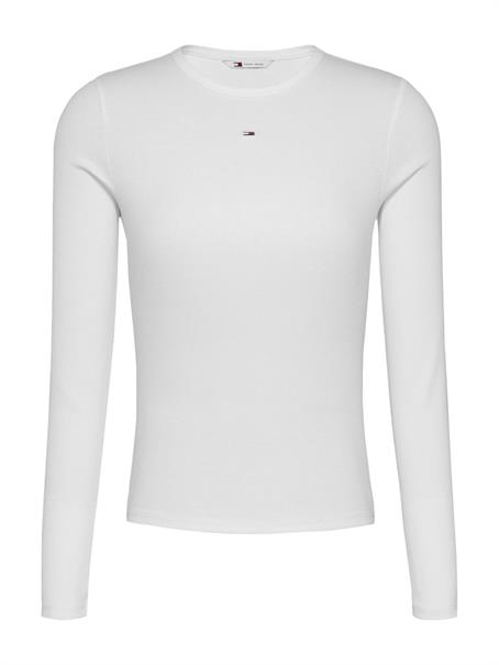 TJW SLIM ESSENTIAL RIB LS ecru