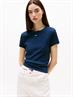 TJW SLIM ESSENTIAL RIB SS dark night navy
