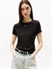 TJW SLIM ESSENTIAL RIB SS EXT black