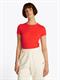 TJW SLIM ESSENTIAL RIB SS EXT bright vermillion