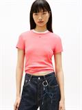 TJW SLIM ESSENTIAL RIB SS EXT tropical blush