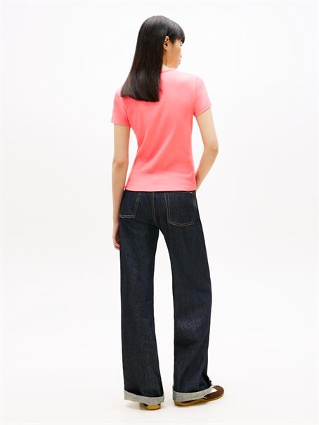 TJW SLIM ESSENTIAL RIB SS EXT tropical blush