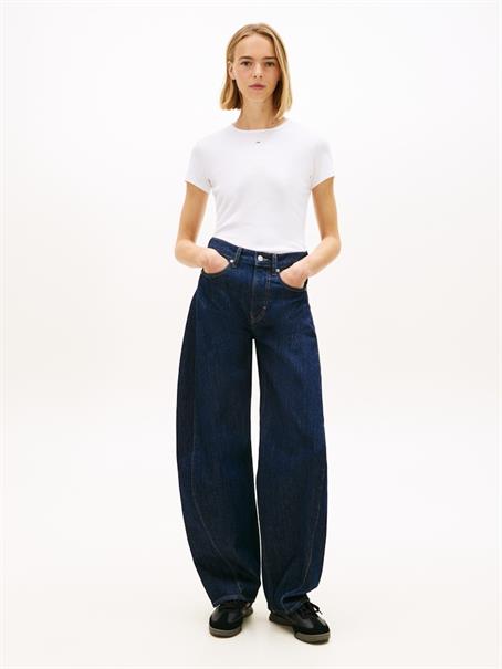 TJW SLIM ESSENTIAL RIB SS EXT white