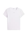 TJW SLIM ESSENTIAL RIB SS white
