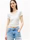 TJW SLIM ESSENTIAL RIB V SS misty sage - stripe