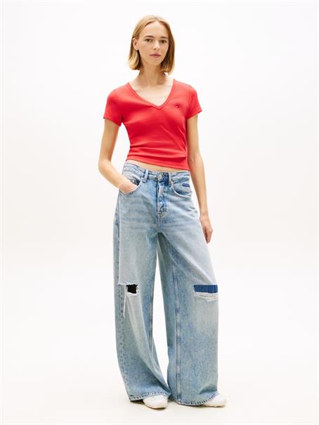 TJW SLIM ESSENTIAL RIB V SS red alert