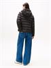 TJW SLIM HOOD PRNT DOWN JCKT EXT black