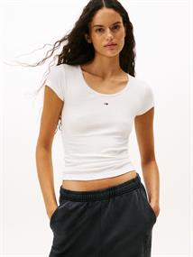 TJW SLIM IRREGULAR RIB SS ecru