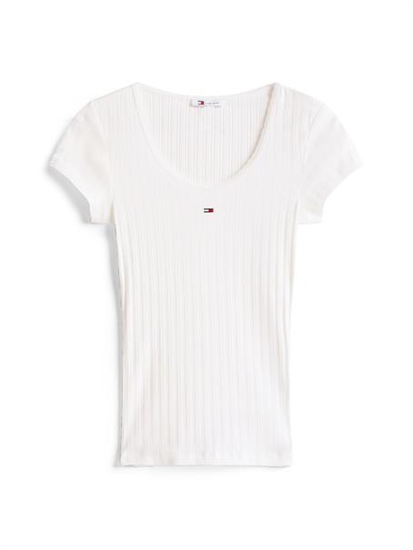 TJW SLIM IRREGULAR RIB SS ecru