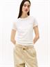 TJW SLIM LINEAR SS TEE EXT ancient white