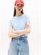 TJW SLIM LINEAR SS TEE EXT light powdery blue