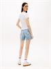 TJW SLIM LOGO 2 POINTELLE TEE ecru