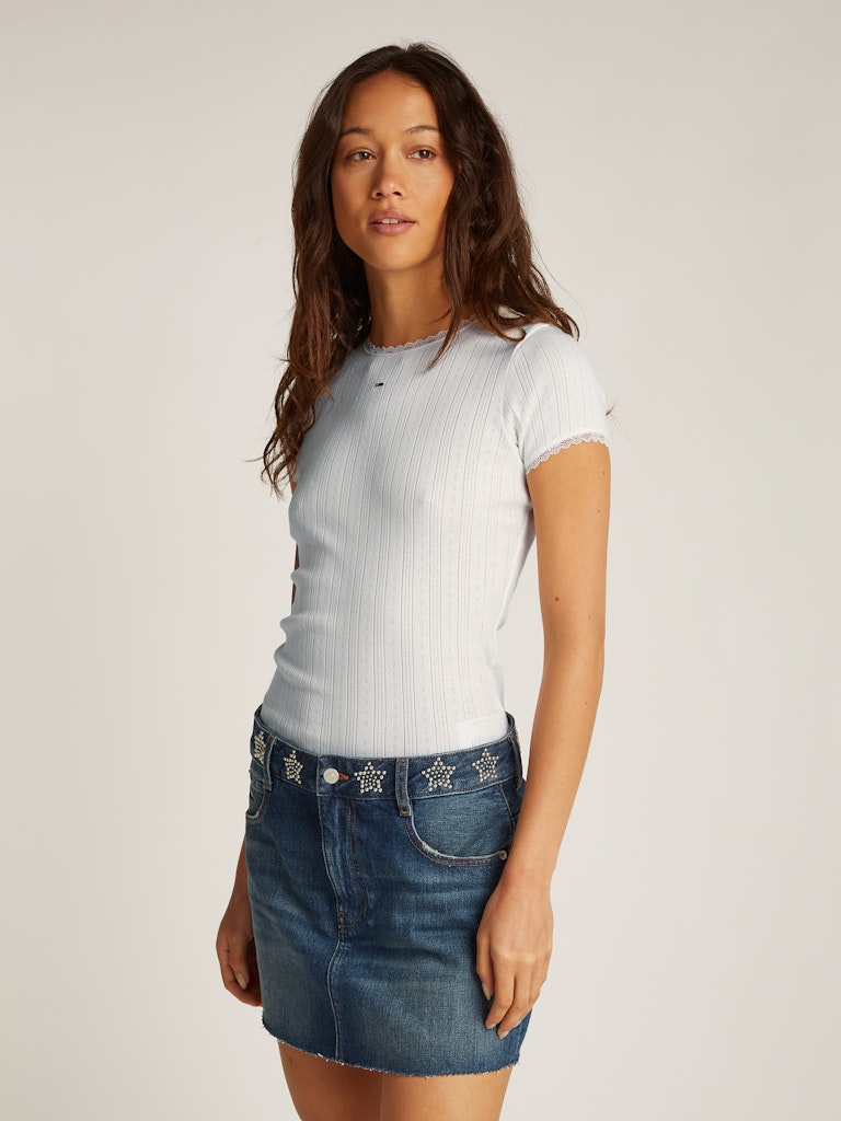 Tommy Jeans Damen T-Shirt Dw0dw19493 günstig online kaufen