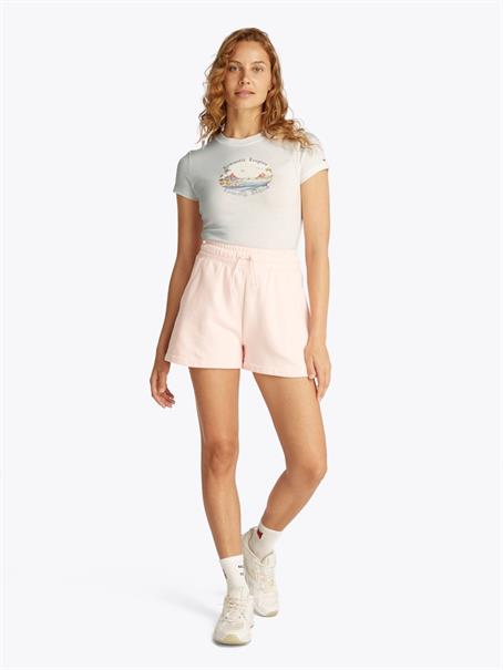 TJW SLIM ROMANCE TROPICS TEE EXT ecru