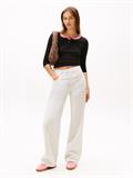 TJW SLIM SH IRREGULAR RIB LS black
