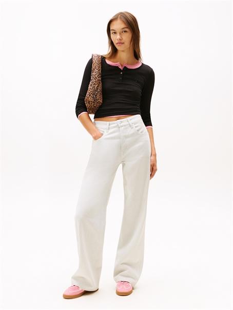 TJW SLIM SH IRREGULAR RIB LS black