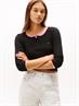 TJW SLIM SH IRREGULAR RIB LS black