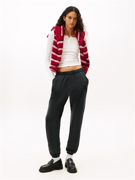 TJW SLIM SH IRREGULAR RIB LS ecru