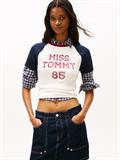TJW SLIM SH MISS TOMMY SS TEE ancient white
