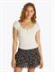 TJW SLIM SH POINTELLE SS TEE EXT ecru
