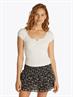 TJW SLIM SH POINTELLE SS TEE EXT ecru