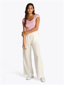 TJW SLIM SH POINTELLE SS TEE EXT precious pink