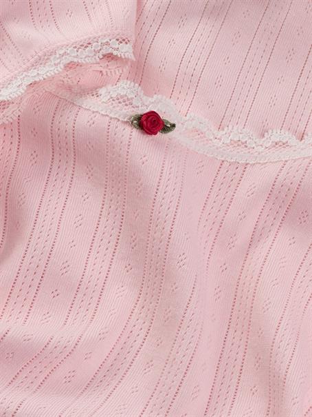 TJW SLIM SH POINTELLE SS TEE EXT precious pink