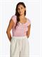 TJW SLIM SH POINTELLE SS TEE EXT precious pink