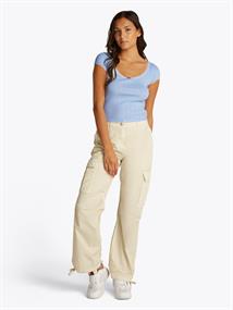 TJW SLIM SH POINTELLE SS TEE EXT sweet blue