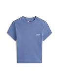 TJW SLIM SH SCRIPT TEE blue moment